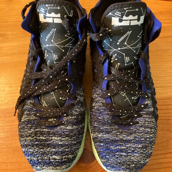 Nike Black Multi basketball shoe.  Size 6.5 Youth - Picture 3 of 9